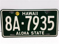 RARE 1960s HAWAII LICENSE PLATE