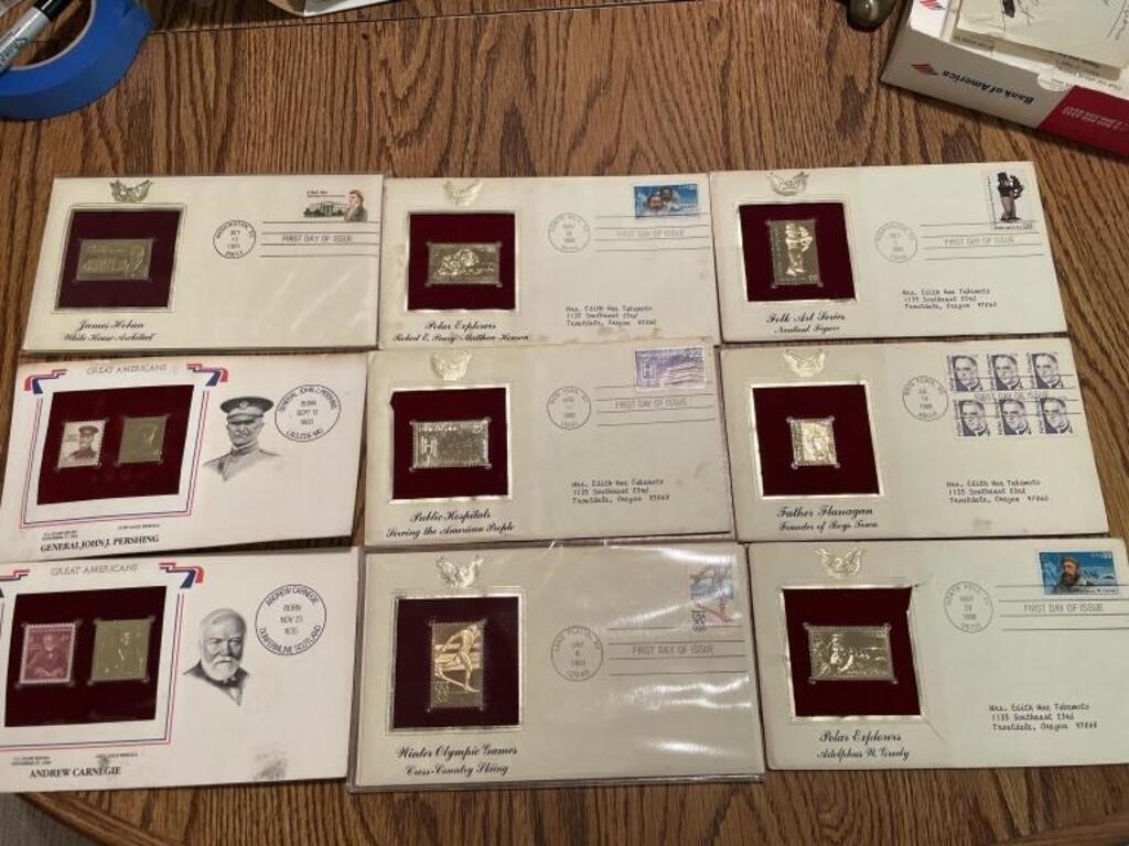 Gold Collectors Stamps