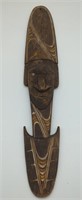 (KC) African Face Mask. Wooden 21 inches