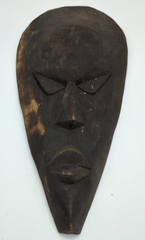 (KC) African Face Mask. Wooden 14 inch