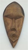 (KC) African Face Mask. Wooden 14 inch Made in
