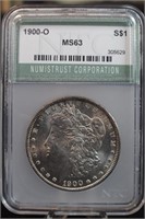 1900-O MS63 Morgan Silver Dollar