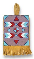 Native Nez Perce Beaded Sally Bag