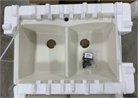 Sinkology Double Bowl Composite Sink (Bone)
