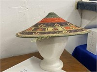 TRADITIONAL ASIAN CONICAL STRAW HAT