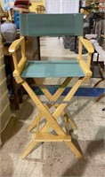 Nice portable folding wood directors chair with