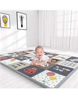 $76 (79x71") Foldable Baby Play Mat