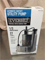 Portable water removal pump