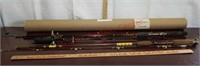 Lot of 3 fishing rods - Browning, Shakespeare,