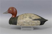 Jack Reeves Canvasback Drake Duck Decoy, Long