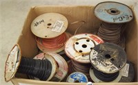 Box Of Misc. Partial Spools Of Wire