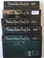 5 US Mint Sets 73 / 74 / 75 / 76 / 77