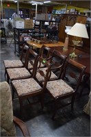 Six Vintage Mahogany Duncan Phyfe Chairs