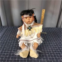 J3 Indain girl Doll ceramic