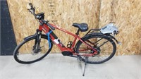 17igo 8spd 27" Hybrid Bike  No Charger As Is