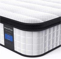 Inofia Twin Mattress, 10 Inch Hybrid