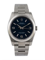 Rolex Oyster Blue Dial Automatic Watch 36mm