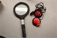 MAGNIFYING GLASS & EAR PHONES