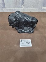 Soap stone buffalo