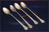 4 Vintage Iced Tea Spoons F.W. Drosten, 119g