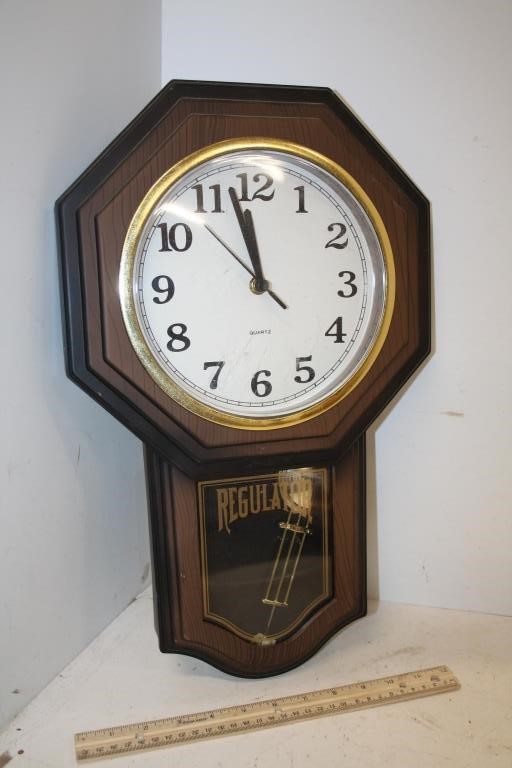 Quartz Regulator Wall Clock