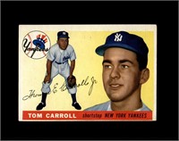1955 Topps High #158 Tom Carroll EX to EX-MT+