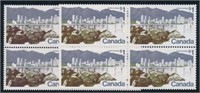 CANADA #599 (2)-600 BLOCKS OF 4 MINT VF NH