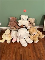 Stuffed Bears, Rabbits and More Lot