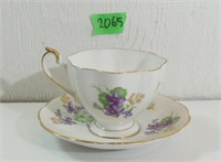 Vintage Fine Bone China Tea Cup & Saucer