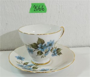Vintage Sutherand Bone China Tea Cup & Saucer