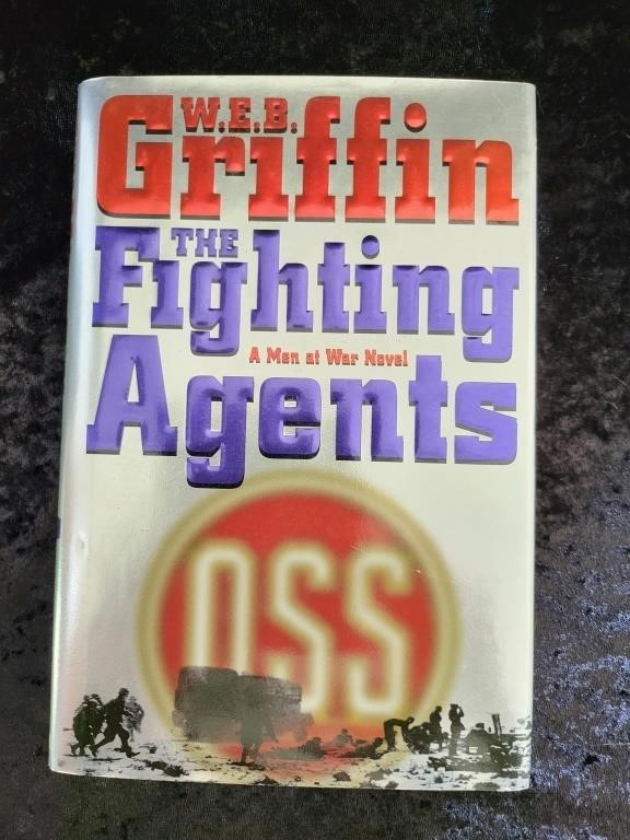 Hardback Book - The Fighting Agents by W.E.B.