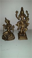 2 Bronze Tibetan Goddess Figures