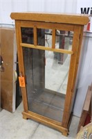 Old Oak Curio w/Glass Shelves