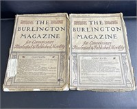 2 antique The Burlington Magazine advertisement