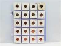 Lot of Canadian Pennies 1¢