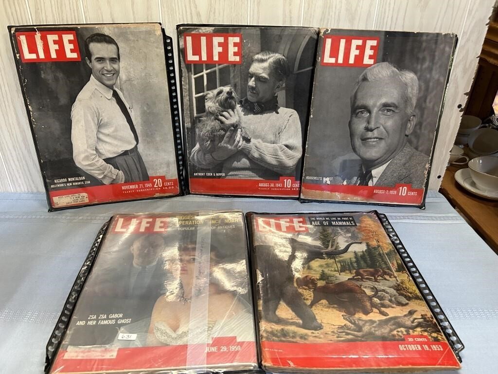 Vintage Life Magazine Lot- 2 per sleeve