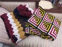 Antique Hand Made Knit Blankets