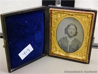 Antique Daguerreotype Photo in Case