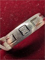 $1200 10K  3.5G Natural Diamond 0.01Ct Ring