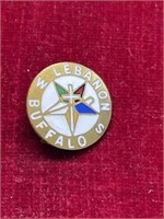 Masonic enamel pin Lebanon Buffalo