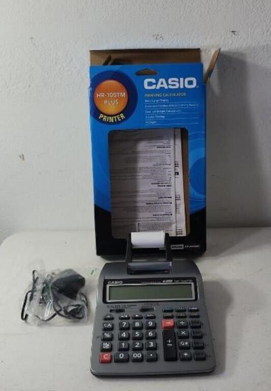 Casio printing calculator works