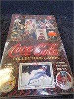 COCA COLA SERIES - 2 TRADING CARDS SEALED