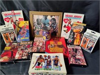 Large collection of basketball memorabilia