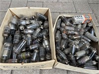 Old Radio Tubes, Two Boxes