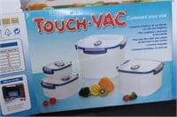 Touch Vac containers NIB