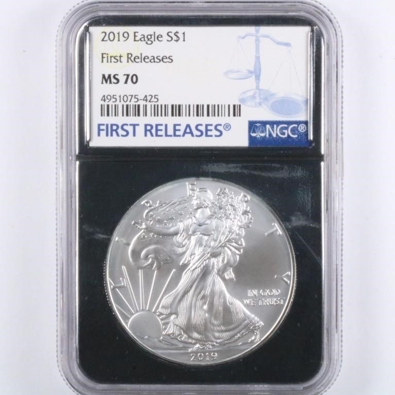 2019 Silver Eagle NGC MS70