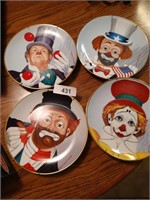 (4) Red Skelton Limited Edition Plates