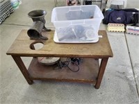 651- Custom Made Table With Meat grinder