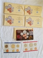 (5) US Mint 1990 Uncirculated Coin Sets