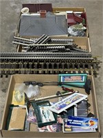 (W) 3 Boxes full of Train Accessories